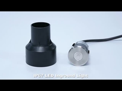 1W 2W 3W LED unicolore basse tension éclairage en laiton extérieur lumières enterrées LED lumière de piste de points