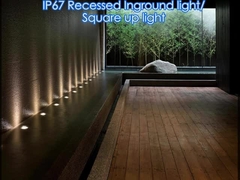 Lumières de sol LED extérieures souterraines réglables pour les allées