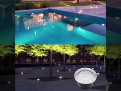 Lampe de piscine à LED encastrée Lumière sous-marine IP68 316 Lampe en acier inoxydable 12W