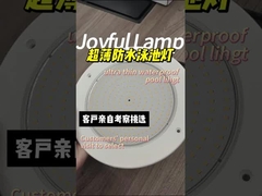 Le plus vendu Diamètre 110 mm DC12v Blanc chaud LED piscine lumière