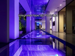 JPY120-AC 6 watts RGBW Ultra Thin 316ss LED Lumière de piscine sous-marine