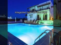 JPY160-AC La dernière super mince 32mm 10W AC12V LED piscine sous-marine lumière