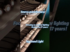 Projecteur LED encastré extérieur étanche IP65 basse tension, angle réglable, pour sol, terrasse et jardin