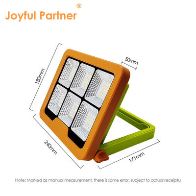 IP65 étanche à l'eau LED lumière solaire de travail 5054 Epistar LED 1000LM Avec 7500mAh batterie rechargeable