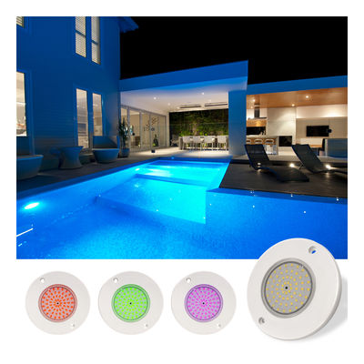 Lumières de piscine sous-marines à LED Ip68 imperméable à l'eau Rgb Wifi télécommande ABS Matériau PC Ultra type mince