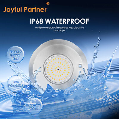 IP68 PAR 56 sous-marin éclairage de piscine 6W SMD2835 Dimension 110*34MM Ultra mince 10MM
