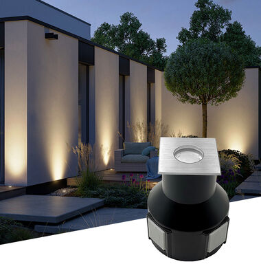 Lumières LED au sol 3W RGB 3In1 DC24V Angle du faisceau 60 degrés