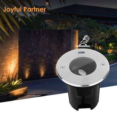 Lampe extérieure AC220V DIA95MM anti-éblouissement profond Modèle COB 3W avec manche ABS noir