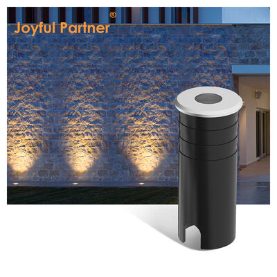 LED Uplight 316 Couverture en acier inoxydable Corps de lampe en aluminium Verre trempé IP67 1W Blanc chaud 3000K