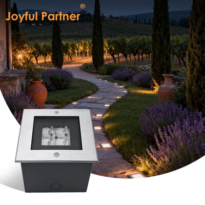 L'éclairage du pont de surface carré 125 * 125MM ADC12 Casement en aluminium à moulage sous pression LED SMD haute avec conception anti-éblouissement profonde