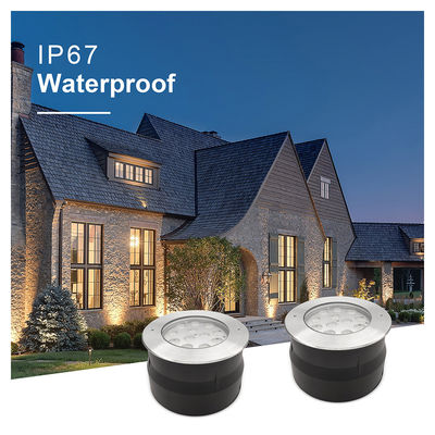 qualité  IP67 LED Underground Light 12W 24W 36W DIA185MM RGB3in1 3000K Warm White For Garden Park Plaza usine