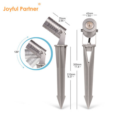 LED Spike 1w 2w 3w Outdoor Garden Spotlight Courtyard Landscape Light pour le jardin des arbres