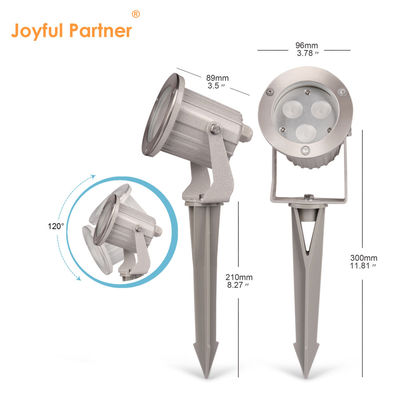 Lumière de jardin LED de l'extérieur de l'acier inoxydable IP65