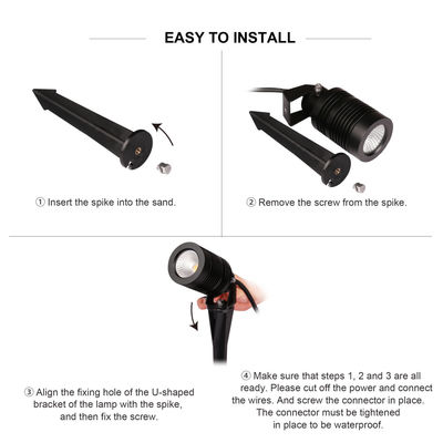 Éclairage de jardin à LED réglable 10 Watt IP65