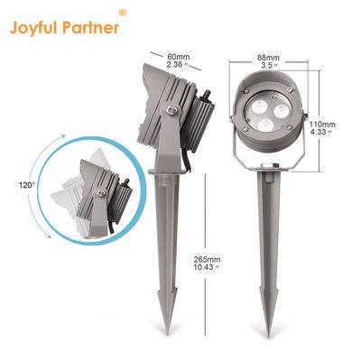 IP65 12V DC Dimming décoratif projecteur LED en aluminium lampe de paysage extérieure