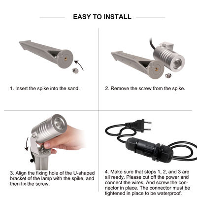 Lumières de jardin à LED IP65