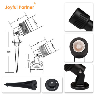 Éclairage de jardin à angle réglable vers le haut vers le bas