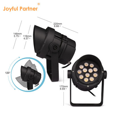 Lumières LED RGB extérieures rondes à haute luminosité IP65 Arbre de paysage LED