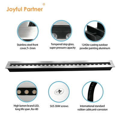 24W DC 24V LED Lumière souterraine imperméable à l'eau enterrée