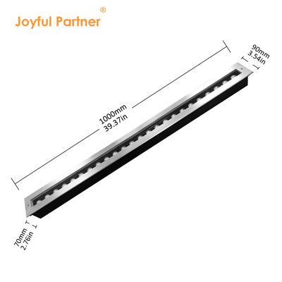 24W DC 24V LED Lumière souterraine imperméable à l'eau enterrée