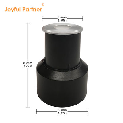 Projecteur encastré IP67 Mini Lumières enterrées 12V 24V Blanc chaud DIA45MM Verre dépoli Sans lentille