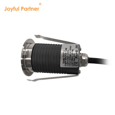 Projecteur encastré IP67 Mini Lumières enterrées 12V 24V Blanc chaud DIA45MM Verre dépoli Sans lentille