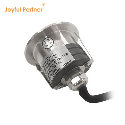 Mini-spot encastré de jardin extérieur, haute tension 100-240V, avec driver externe, 1W 3W, couvercle en acier inoxydable
