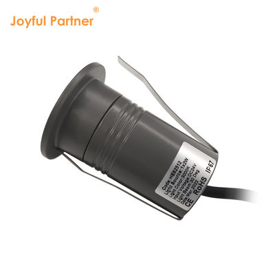 Mini LED encastré vue latérale DC 24V Acier inoxydable 316 Verre dépoli Couvercle semi-occultant