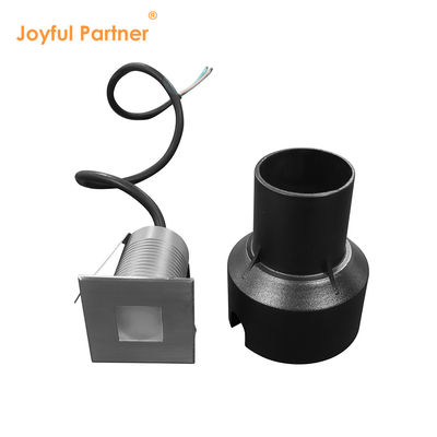 IP67 LED Éclairage au sol 1W 2W 3W Carré en retrait Type SS Couverture Glaçage glacé sans lentille