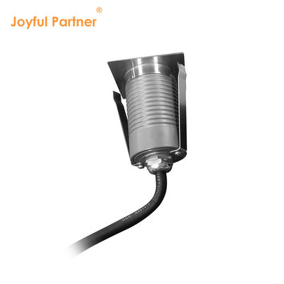 IP67 LED Éclairage au sol 1W 2W 3W Lumières inclinées vers le haut Couverture SS carré