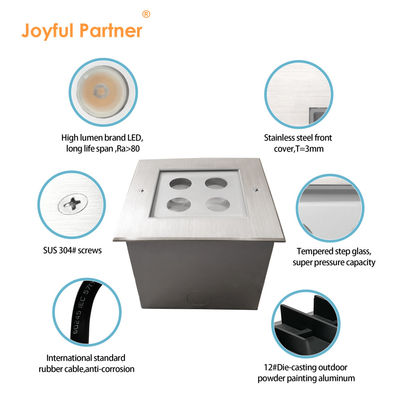 Lumière de jardin en extérieur à l'origine CREE/OSRAM LED 12V DC24V 4W 8W Couverture en acier inoxydable