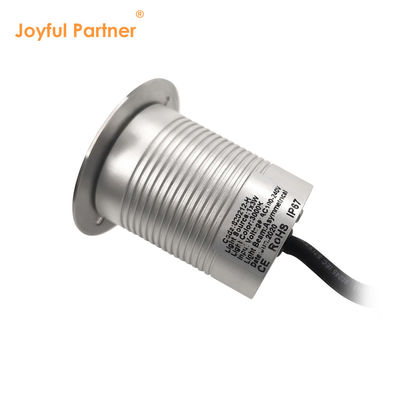 Éclairage en retrait au sol 1W 2W 3000k Blanc chaud IP67 Bonne dissipation de chaleur Corps en aluminium