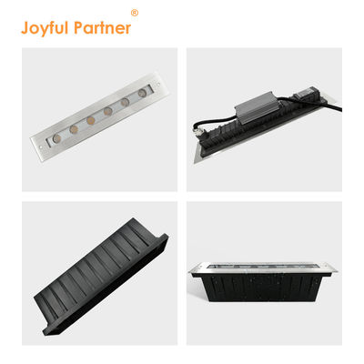 Lumière souterraine LED en retrait 2700k - 6500k IP67 Lumière de lavage par mur linéaire