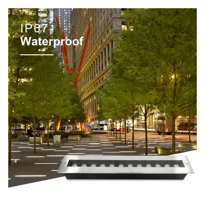Lumière enterrée jusqu'au sol 500 mm Longueur IP67 en acier inoxydable 316 Corps de lampe pour projet de jardin