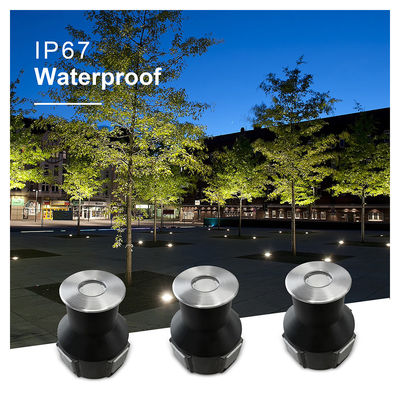 3W 3000K LED Lumière souterraine surélevée Lumière de paysage
