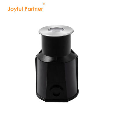 Lampes de piscine colorées RGB3 en 1 en acier inoxydable, mini lampe LED encastrée sous-marine 3W DC 24V avec manchon de montage en plastique
