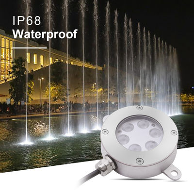 Lumière sous-marine à LED 6W RGB IP68 Lumière de fontaine étanche 2700k - 6000k