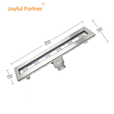 Lumière LED sous-marine IP68 6W 12W RGB3 en 1 290 mm de longueur avec support de montage