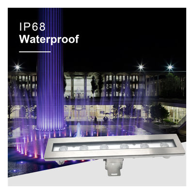 Lumière LED sous-marine IP68 6W 12W RGB3 en 1 290 mm de longueur avec support de montage