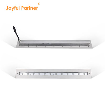 SS316L Lumière sous-marine linéaire 3000K 4000K 6000K IP68 Lampes de lavage de mur à LED