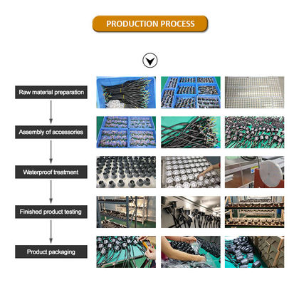 Lumière LED extérieure à mur en retrait IP65 Lumières LED en aluminium imperméable pour les escaliers