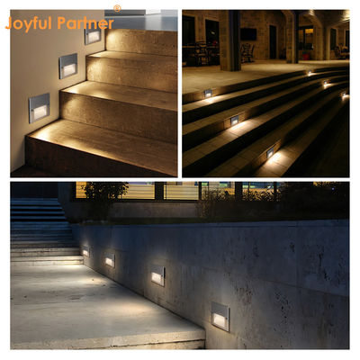 1.5W 3W étanches LED pas à pas IP65 Large LED pas à pas de lumière extérieure