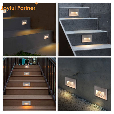 COB 8W Intérieur extérieur rétractable LED pas à pas de lumière IP65 Projet d'installation imperméable à l'eau