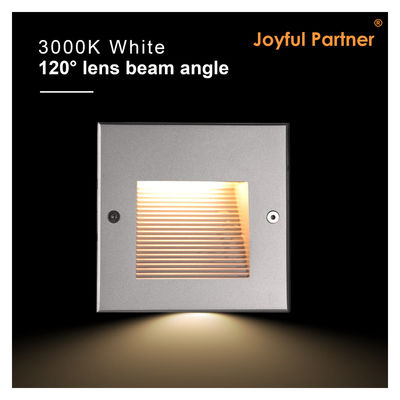 Lumière murale LED en retrait IP65 Carré imperméable à l'eau 12V 220V Voltage Conception personnalisée pour escalier