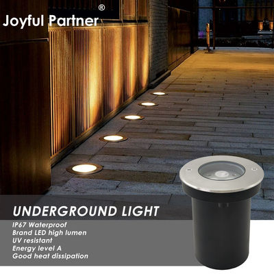 3W 6W 9W jardin LED Lumière souterraine RGB Changement de couleur Lumières en retrait