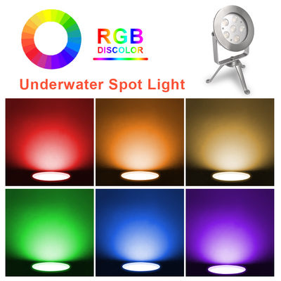 L'acier inoxydable 316 LED sous-marin Spot Light Stripe RGB Spot Light CE certifié RoHS
