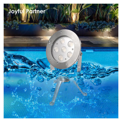 Projecteur sous-marin LED en acier inoxydable 316 RGB certifié CE RoHS avec trépied