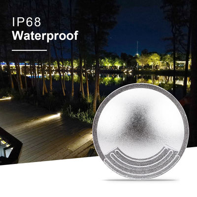 2W IP67 LED Lumières extérieures ultra minces de diamètre 55 mm SMD LED Walkover avec boîtier en aluminium