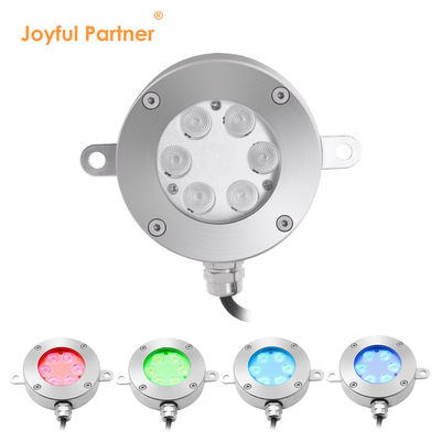 IP68 Puissance élevée LED Lumières de fontaine étanches Support du corps en acier inoxydable DMX512