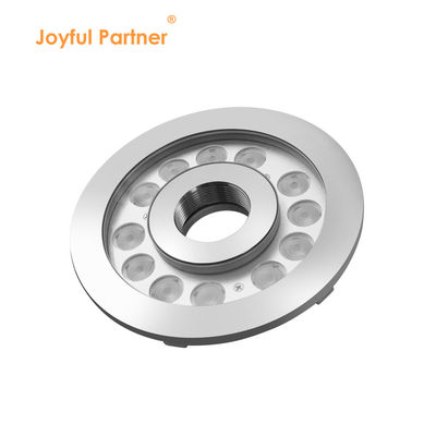 Lumière de fontaine LED haute puissance IP68 en acier inoxydable avec trou au centre